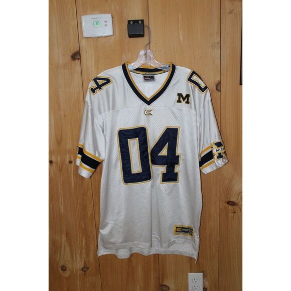 Colosseum Other - Michigan Wolverines Jersey Mens Large White Home 4 Vintage Colosseum Embroidered